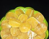 A picture of step 1 of Stylish flowery oranges.