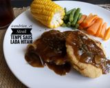 Foto langkah ke 13 dari resep Steak Tempe Saus Lada Hitam.