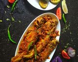 A picture of step 4 of Pabdar Tel Jhal(Pabda Fish Curry).