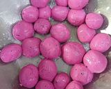 Hình bước làm 2 của món Chè mochi thanh long đỏ