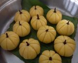 Foto langkah ke 6 dari resep Kue Ku (Kue Thok) Labu Kuning.