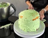 Foto del paso 21 de la receta Tarta arcoíris con buttercream de leche condensada