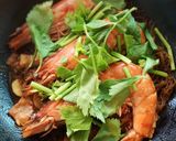 รูปขั้นตอนการทำที่ 3 ของ "กุ้งอบวุ้นเส้น" 🦐🦐 Baked Black Tiger Shrimp with Glass Noodle