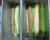 Foto langkah ke 3 dari resep Roti tawar mocha pandan.