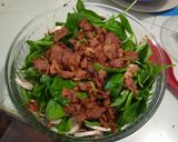 Foto del paso 8 de la receta: Ensalada de espinacas con tocino de un estudiante PZ