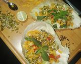 A picture of step 2 of Sprout and Cornflakes Salad.