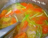 Hình bước làm 3 của món Bún cá rô chả cá