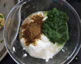 A picture of step 1 of Spicy Matha.