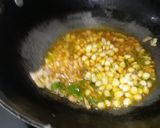 A picture of step 4 of Schezwan Macroni.