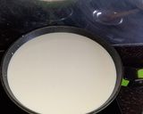 A picture of step 1 of Rabdi malpua.
