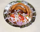 A picture of step 6 of Jalebi Chat.