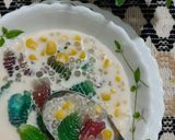 Gambar langkah 5 resipi Bubur Locong Jagung.