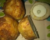 A picture of step 4 of Yam egg roll.