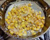 A picture of step 2 of Cheesy Spinach Corn Sandwich.