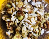 A picture of step 2 of Gondhoraj pudding.