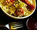 A picture of step 6 of Gobhi Fried Rice.
