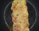 Foto langkah ke 4 dari resep Basil Noodles with Egg Katsu.