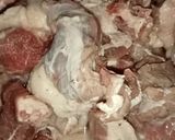 A picture of step 3 of Beef tikka karhai.