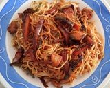 Foto del paso 9 de la receta: Fideos Fritos Chinos con Pollo Korean BBQ y Verduritas al Wok