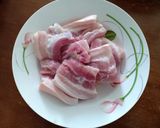 Hình bước làm 1 của món Thịt kho măng