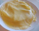 Hình bước làm 5 của món Hokkaido milk crepe