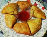 চিকেন সমোসা(Chicken samosa recipe in Bengali) রেসিপি ধাপ - 8 ছবি