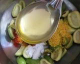 A picture of step 4 of Raw mango instant achar.