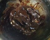A picture of step 2 of Walnut Chocolate Brownie without egg.