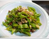 肉絲炒青椒的食譜步驟6照片