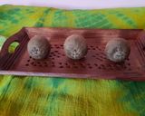 A picture of step 7 of Chikoo Thandai.