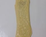 Foto langkah ke 9 dari resep Kunyit Wijen Jinten Hitam Chili Flakes Cheese Sourdough Bread (Open Bake Method).