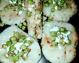 A picture of step 7 of Aloo Mutter Paneer in Poha Packets.