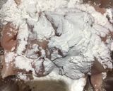 A picture of step 2 of Dragon Chicken.