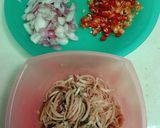 Foto langkah ke 2 dari resep Teri medan tumis kecombrang.