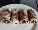 Foto del paso 7 de la receta: Crepes bicolor de vainilla y chocolate en Mambo