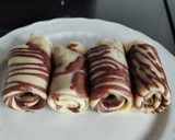 Foto del paso 7 de la receta: Crepes bicolor de vainilla y chocolate en Mambo