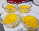 Une image de l'étape 6 de Dessert lait de coco, mangue, perles du Japon (= perles tapioca).