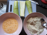 Calabacín crujiente al parmesano
