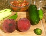Foto del paso 1 de la receta: Gazpacho de durazno