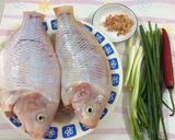 Hình bước làm 1 của món Cá Điêu Hồng hấp muối ớt