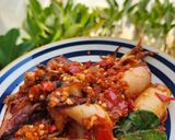Foto langkah ke 3 dari resep Cumi Laut Pedas Viral.