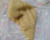 A picture of step 2 of Cashew Rose Patra.