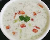 A picture of step 3 of Mint Flavor Salad,Raita.