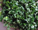 A picture of step 1 of Methi Thepla.