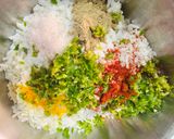 A picture of step 3 of White Poha Cutlet.