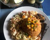 A picture of step 6 of Party jollof rice.