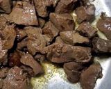 A picture of step 2 of Dry fry Maini.