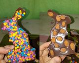 Foto del paso 2 de la receta: Conejos y medios huevitos Decorados🐰