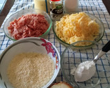Foto del paso 1 de la receta: Relleno para sorrentinos. Jamón, muzzarella, salsa blanca