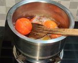 A picture of step 4 of Pasta in red sauce.